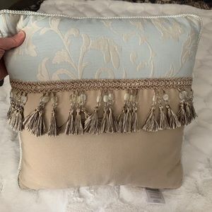 Croscill Lorraine square gold pillow